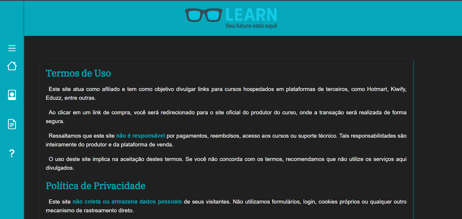 Termos de Uso
